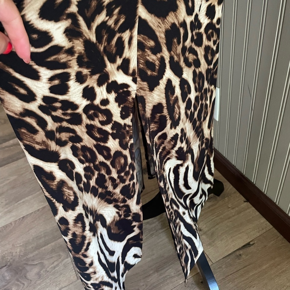 Animal Print AB Studio Brown and Black Scoop Neck Sundress - Picture 11 of 11
